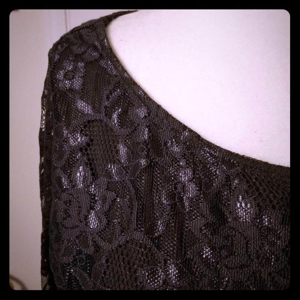 Forever 21 Gray Lace Dress